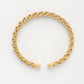 NVR Men's Gold-Polished Stainless Steel Cuff Bracelet - Swadesiicart
