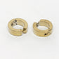 NVR Men's Gold-Polished Contemporary Hoop Earrings - Swadesiicart