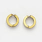 NVR Men's Gold-Polished Contemporary Hoop Earrings - Swadesiicart