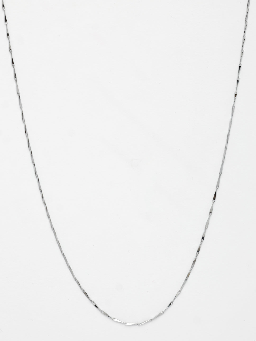 NVR Women's Silver-Plated Chain - Swadesiicart