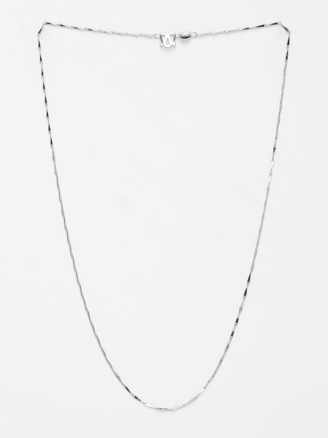 NVR Women's Silver-Plated Chain - Swadesiicart