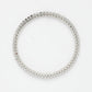 NVR Women's Set of 4 Silver-Plated Cubic Zirconia Stone Studded Bangles - Swadesiicart