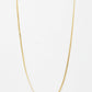 NVR Men's Gold-Polished Minimal Chain - Swadesiicart