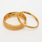 NVR Women's Set of 4 Gold-Polished Traditional Bangles - Swadesiicart