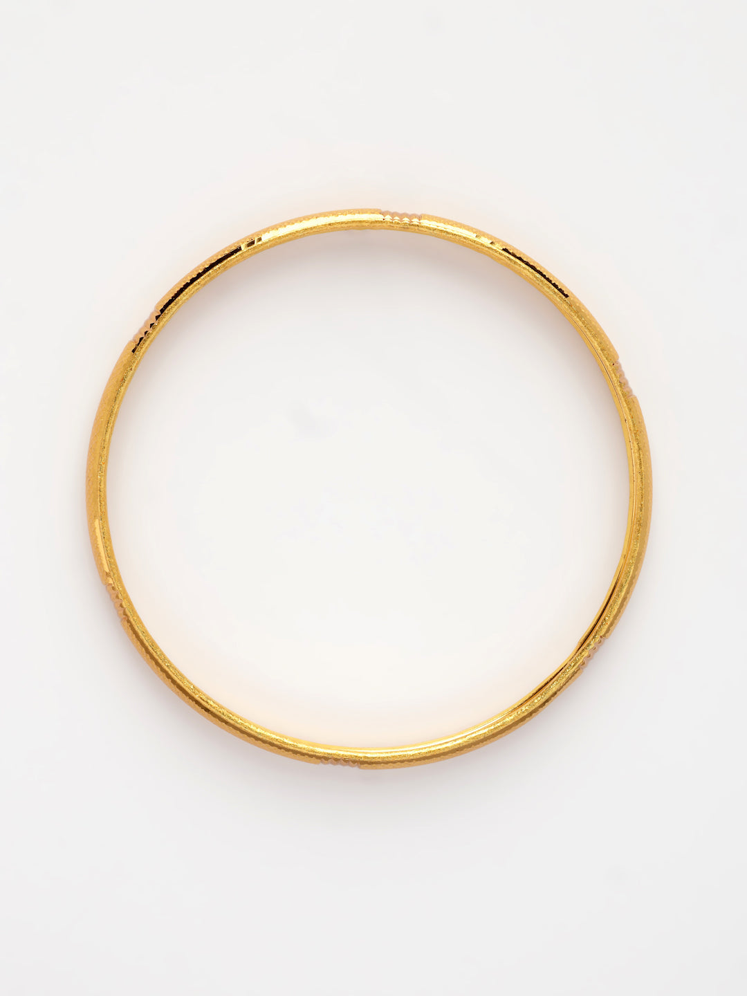 NVR Women's Set of 4 Gold-Polished Traditional Bangles - Swadesiicart