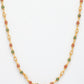 NVR Women's Multi color Gold-Polished Artificial Beads Chain - Swadesiicart