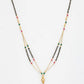 NVR Women's Gold-Polished Artificial Stones Studded & Beaded Mangalsutra - Swadesiicart