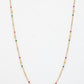 NVR Women's Gold-Polished Artificial Beads Minimal Chain - Swadesiicart