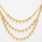 NVR Women's Gold-Polished Artificial Beads Layered Chain - Swadesiicart