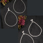 NVR Women's Pair of 2 Silver-Plated Anklets | Swadesiicart