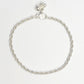 NVR Women's Pair of 2 Silver-Plated Anklets | Swadesiicart