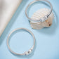 NVR Kids Set of 2 Silver- Toned Nazariya Kada Bracelet - Swadesiicart