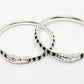 NVR Kids Pair of 4 Rhodium-Plated Artificial Beads Nazariya Kada Bracelet - Swadesiicart