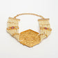 NVR Women's Gold-Polished Cubic Zirconia Stone Studded Link Bracelet - Swadesiicart