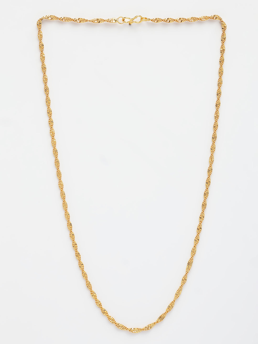 NVR Women's Set of 3 Gold-Polished Minimal Chain - Swadesiicart