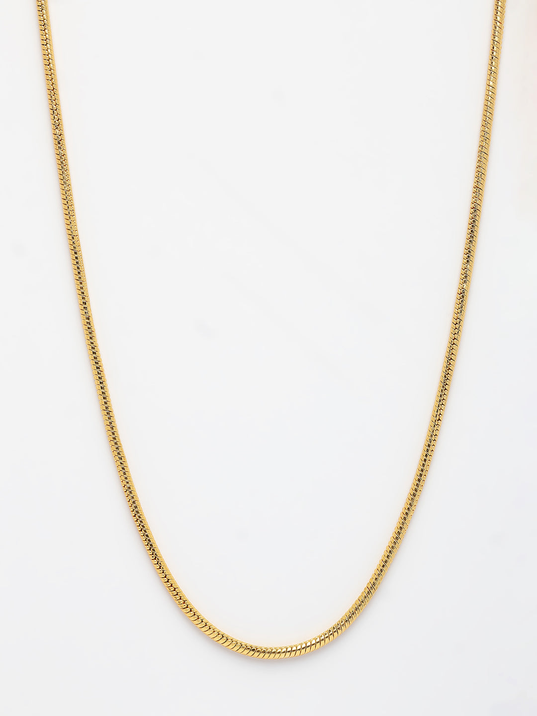 NVR Women's Set of 3 Gold-Polished Minimal Chain - Swadesiicart