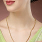 NVR Women's Set of 5 Gold-Polished Minimal Chain | Swadesiicart