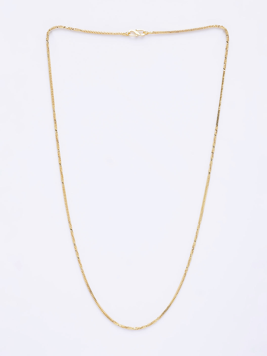 NVR Women's Set of 5 Gold-Polished Minimal Chain | Swadesiicart