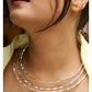 NVR Women 3 Layers Oxidized Silver-Plated Statement Choker Necklace - Swadesiicart