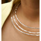 NVR Women 3 Layers Oxidized Silver-Plated Statement Choker Necklace - Swadesiicart