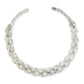 NVR Women's Oxidized Silver-Plated Statement Choker Necklace - Swadesiicart