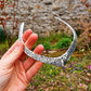 NVR Women's Handmade Silver-Plated Oxidized Collar Choker Necklace | Swadesiicart