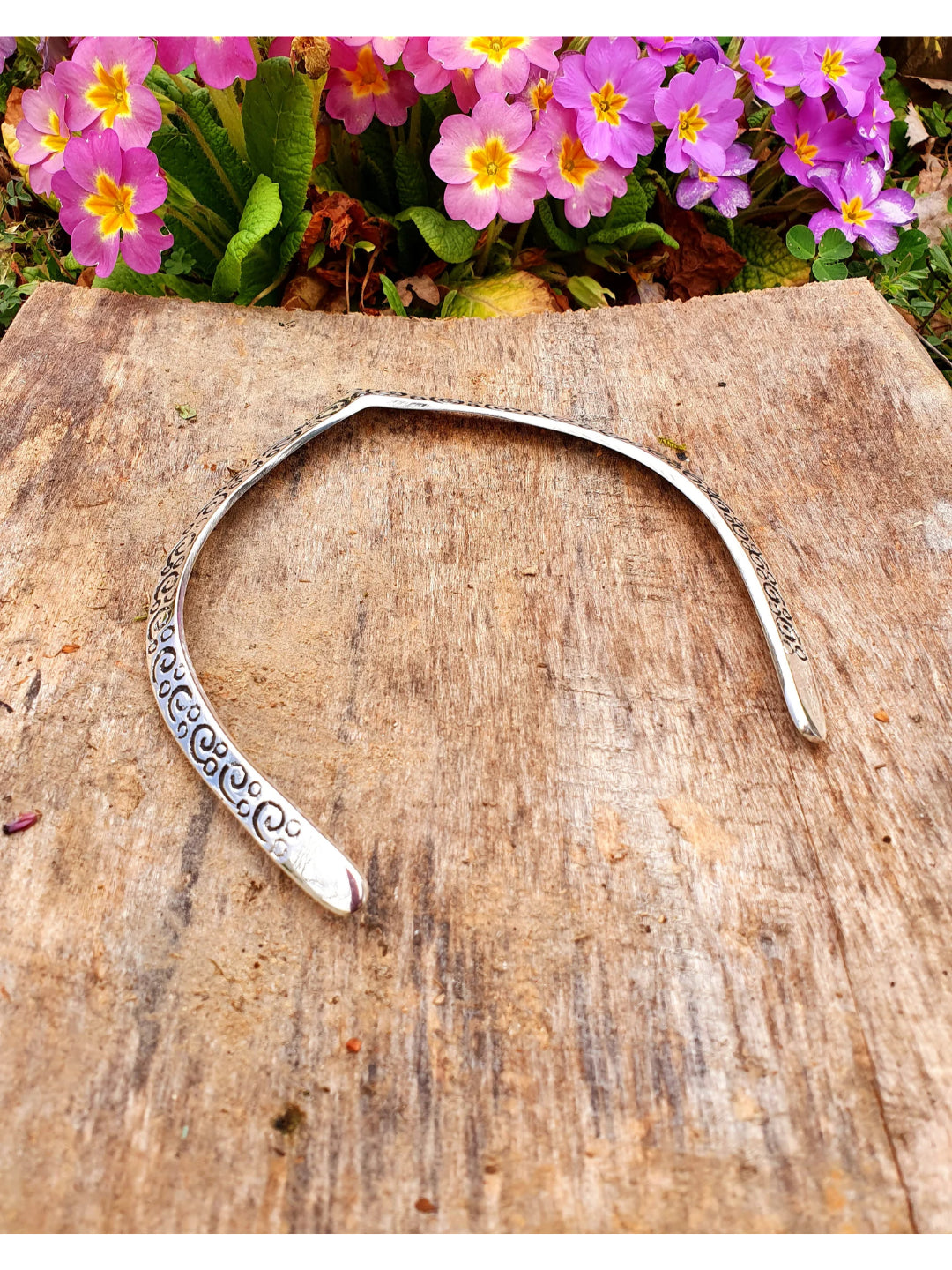 NVR Women's Handmade Silver-Plated Oxidized Collar Choker Necklace | Swadesiicart