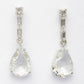 NVR Women's Silver-Plated White American Diamond-Studded Handcrafted Jewellery Set - Swadesiicart