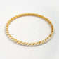 NVR Women Set of 4 Gold-Polished Pearls Handcrafted Traditional Bangles - Swadesiicart