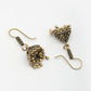 NVR Women's Oxidized Gold-Polished Jhumka Earrings - Swadesiicart