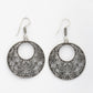 NVR Women Ethnic Silver-Plated Oxidized Chandbali Earrings - Swadesiicart