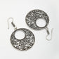 NVR Women Ethnic Silver-Plated Oxidized Chandbali Earrings - Swadesiicart