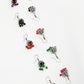 NVR Women Pair of 5 Oxidized Silver Plated Multicolor Artificial Beads Jhumka Earrings - Swadesiicart