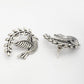 NVR Women Silver Toned Oxidized Set of 2 Jhumka & Drop Earrings | Swadesiicart