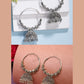 NVR Women's Handmade Set of 2 Oxidized Traditional Jhumka Earrings - Swadesiicart