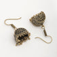 NVR Women Set of 2 Oxidized Contemporary Jhumka Earrings - Swadesiicart