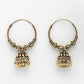 NVR Women's Traditional Set of 2 Oxidized Jhumka Earrings | Swadesiicart