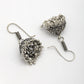 NVR Women Set of 3 Silver Plated Oxidized Traditional Jhumka & Stud Earrings | Swadesiicart