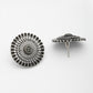 NVR Women Set of 3 Silver Plated Oxidized Traditional Jhumka & Stud Earrings | Swadesiicart