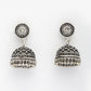 NVR Women Set of 3 Silver Plated Oxidized Traditional Jhumka & Stud Earrings | Swadesiicart