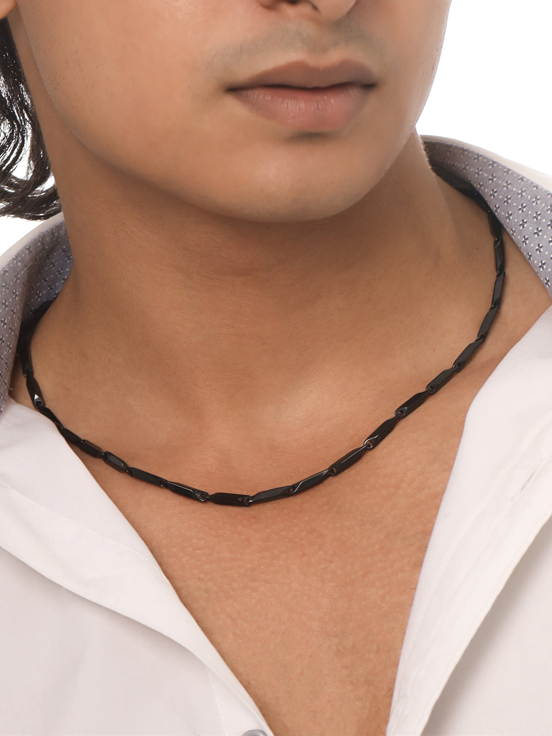 NVR Men Stainless Steel Set of 2 Bohemian Chain - Swadesiicart
