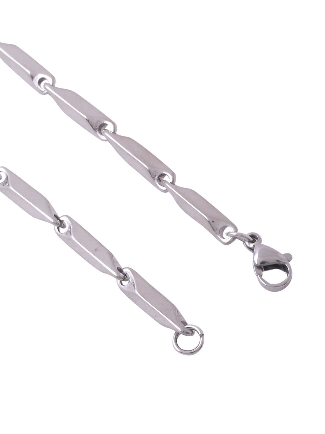 NVR Men Set of 2 Stainless Steel Bohemian Chain - Swadesiicart