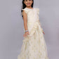 Lil Drama Mishti Off White Lehanga Choli Dupatta Set For Girls | Swadesiicart