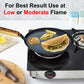 Amicus Pure Iron Tawa for Dosa Roti Chapati Paratha, Flat Iron Dosa Tava with Wooden Handle