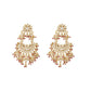 Nuyug 22K Gold Plated Pearl Empress Chandbali Earrings | Swadesiicart
