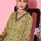 Ahalyaa Women's Traditional Wear Co-ods - Mustard