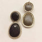 Smart Dangler With Rhino Stone Border Black Earrings For Women and Girls By House of Ree - Swadesiicart