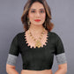 Vedant Vastram Soft Litchi Silk Banarasi Silk Saree - Black | Swadesiicart