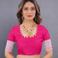 Vedant Vastram Soft Litchi Silk Banarasi Silk Saree - Pink | Swadesiicart