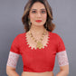 Vedant Vastram Soft Litchi Silk Banarasi Silk Saree - Red | Swadesiicart